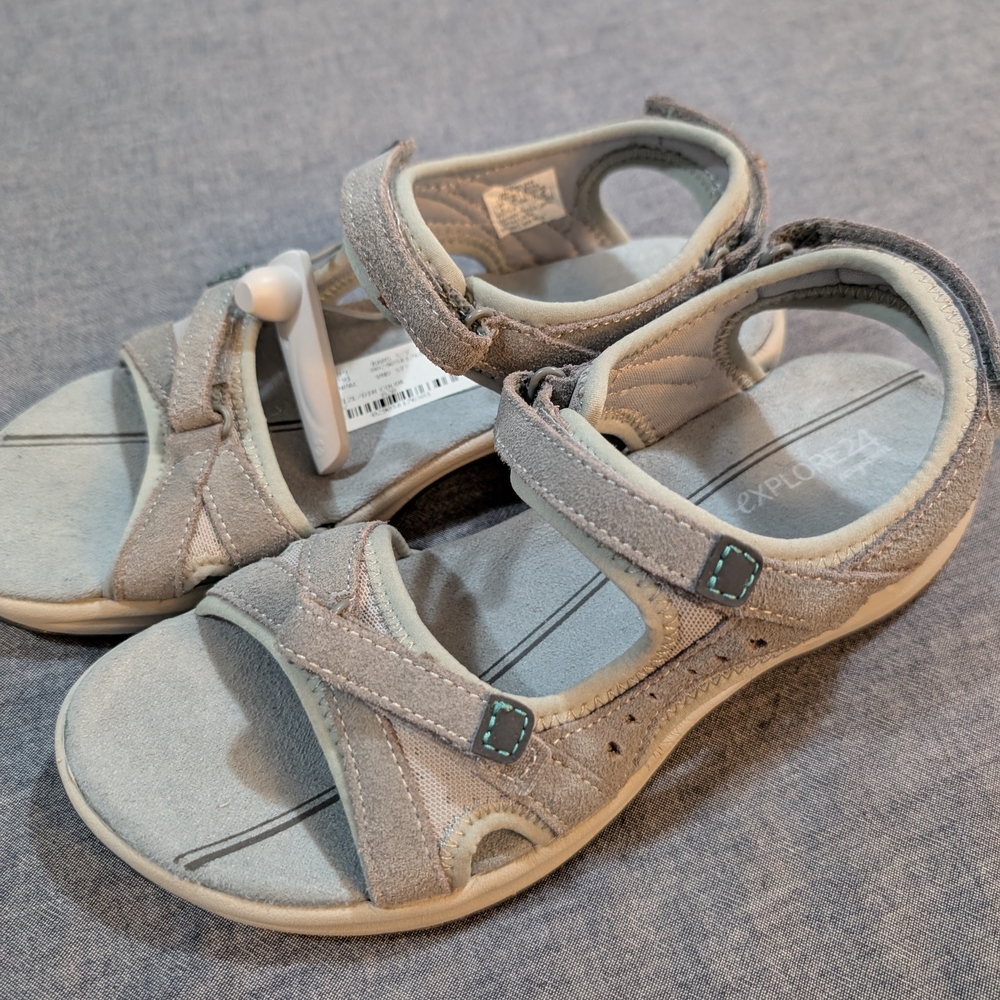Easy Spirit Gray Sandals